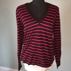 J. Crew sweater. Brown and pink